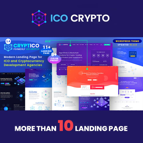 Cryptico Ico Crypto Landing Cryptocurrency Wordpress Theme 1 4 8 Download Themeplugin Org