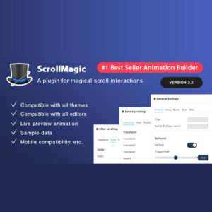 🥇[DOWNLOAD] Scroll Magic WordPress – Scrolling Animation Builder Plugin ...
